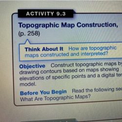 Topographic contour line geography worksheets topography numbers worksheet topographical corrugated matching