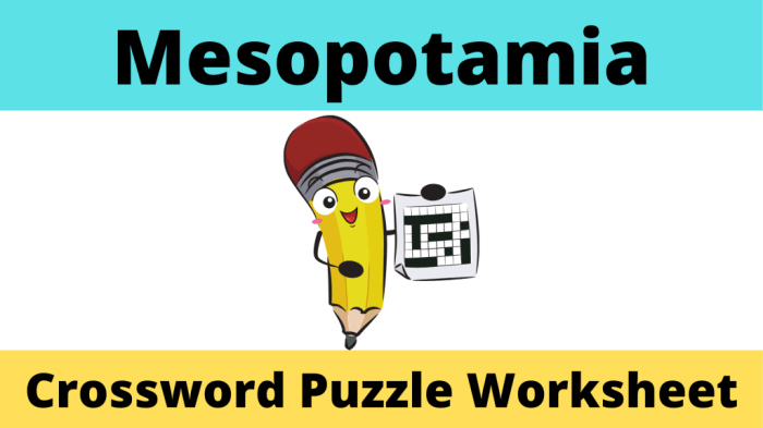 Mesopotamia crossword puzzle answer key