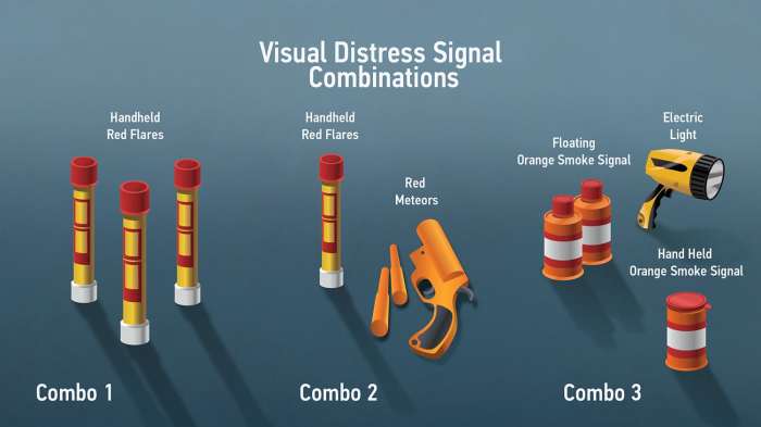 Distress signals flare