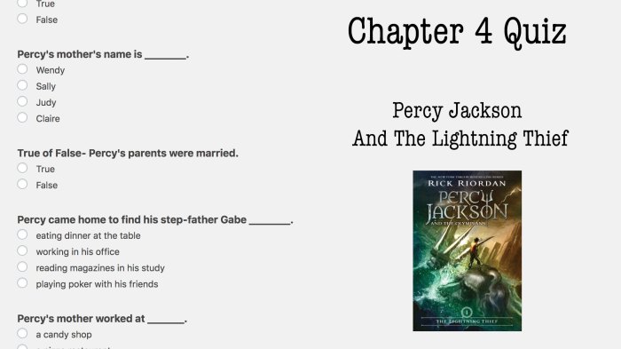 Percy jackson lightning thief summary chapter 1