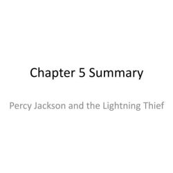 Percy jackson lightning thief summary chapter 1